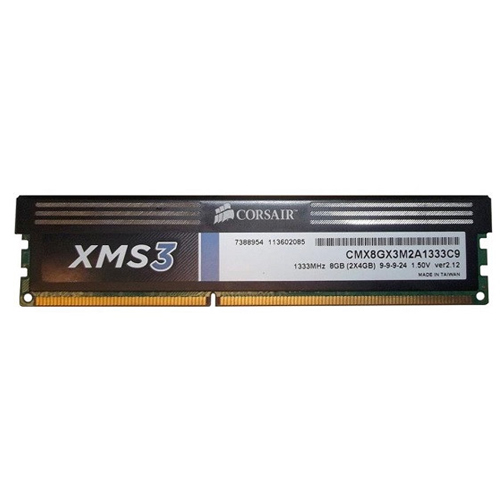 Corsair cmx8gx3m2a1333c9 top